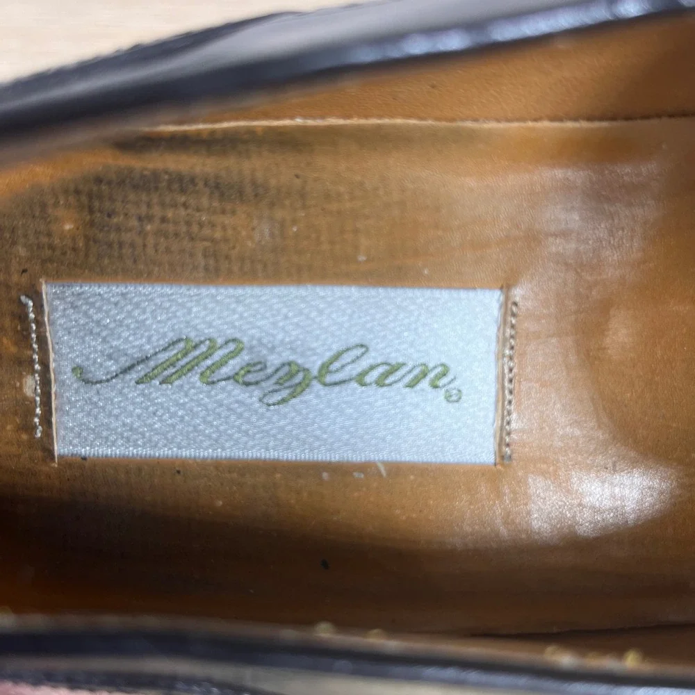Mezlan black leather